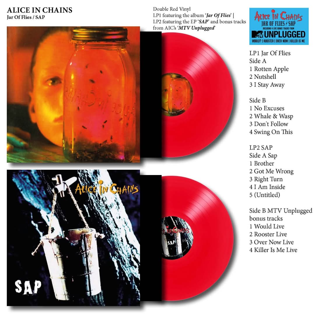 ALICE IN CHAINS - JAR OF FLIES / SAP - Lady Lounge Records
