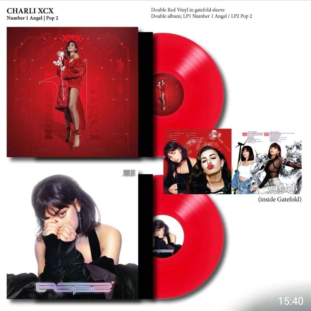 Charlie XCX - Number One Angel / Pop 2 - Lady Lounge Records